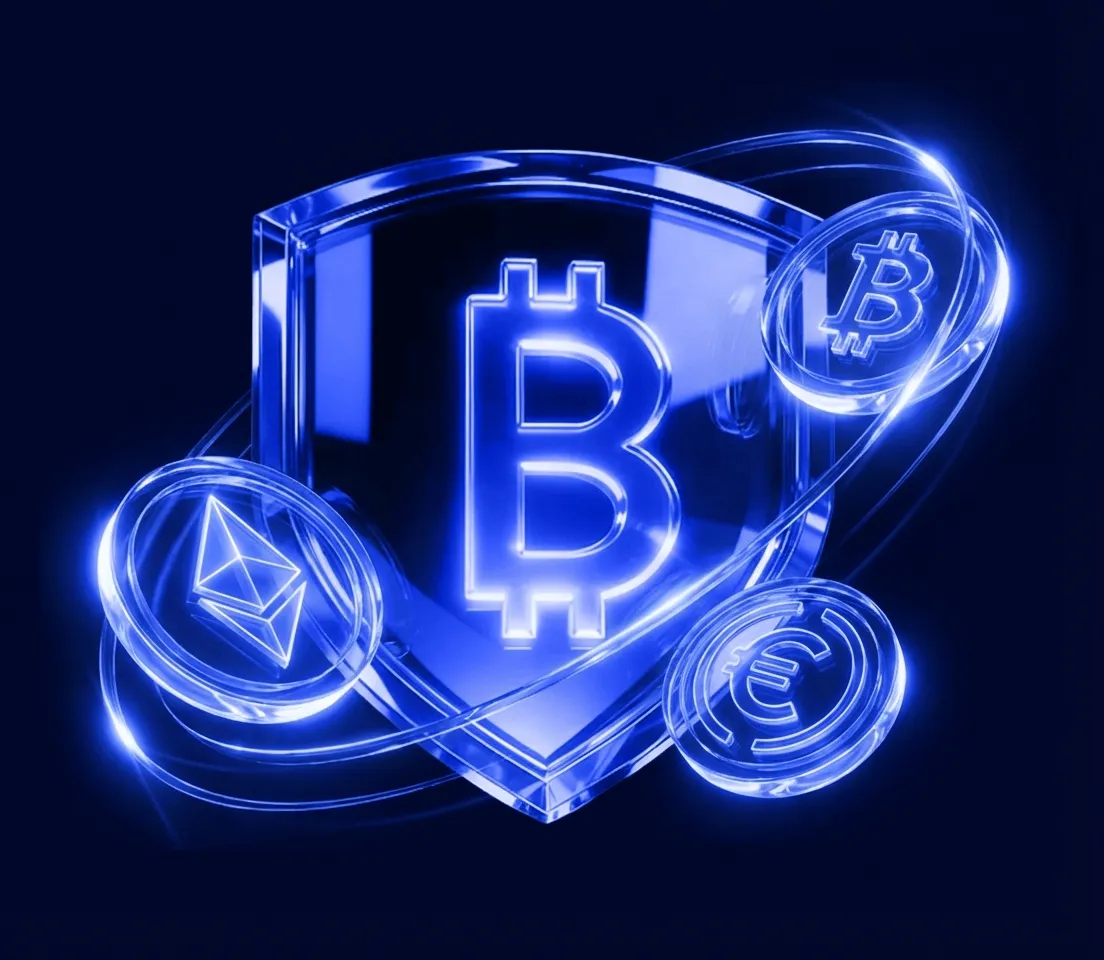 Crypto assets secured with institutional custody